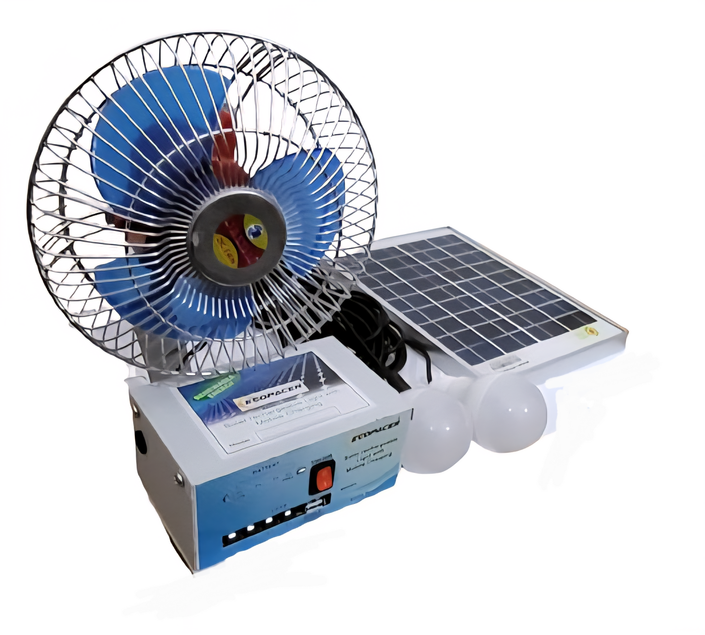 Ecopacer-24 Solar home light Set with FAN (Free Standing Pack of 1)