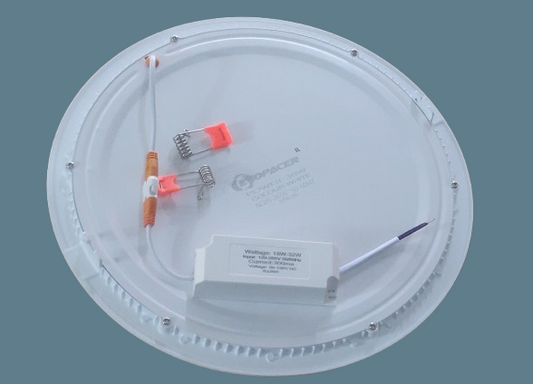 ECOPACER 30W LED Panel Lights, metal,Slim, White, 1ft X 1ft