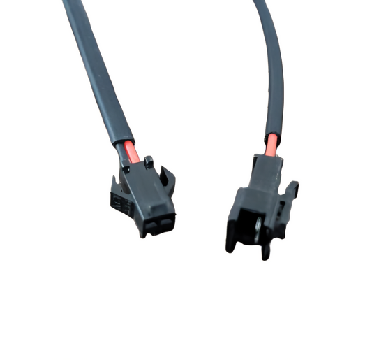 2 pin Black male-female DC connectors set for COB Chip to Driver connection