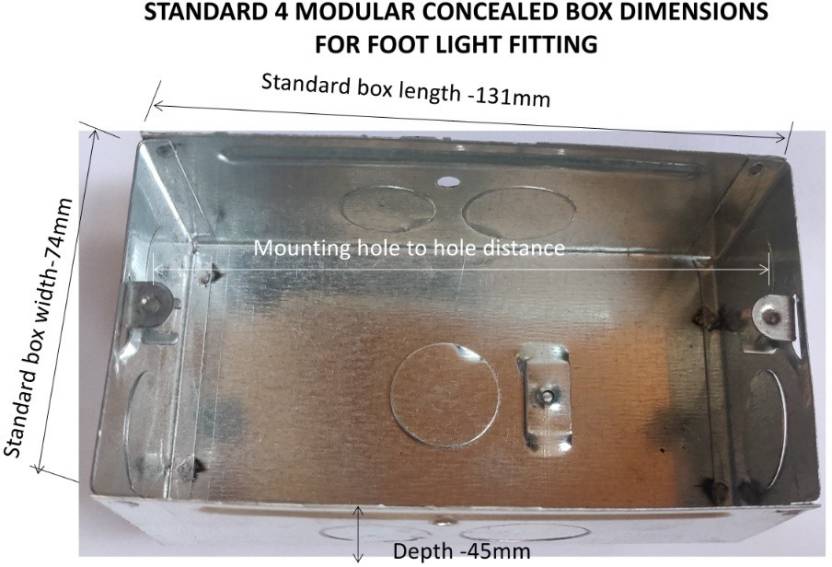 Ecopacer-G4Modular 3 in 1 LED Foot Light(WWNWCW) - Pack of 02