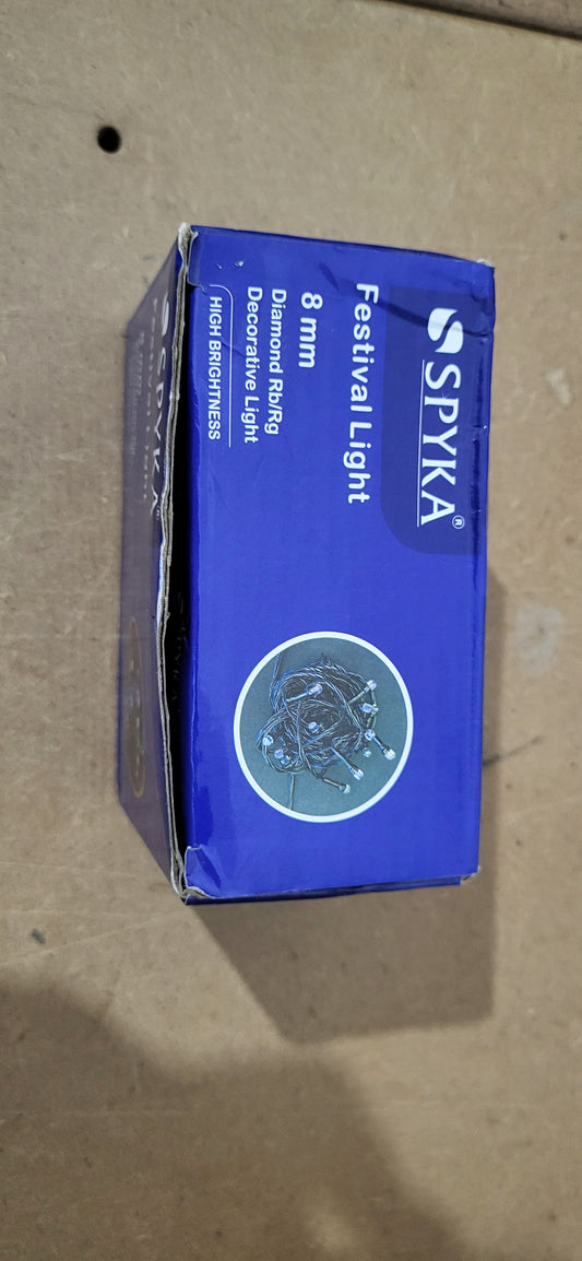 LED JHALLAR Decorative Festive Multi colour auto change LIGHT 30 led Diamont Rb/Rg 8mm LED 5m