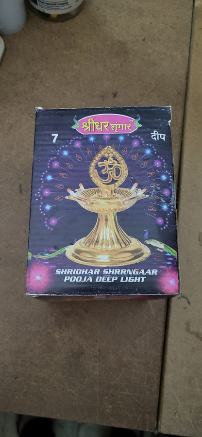 LED DIYA STAND FOR FESTIVAL GANPATI DIWALI WARM WHITE