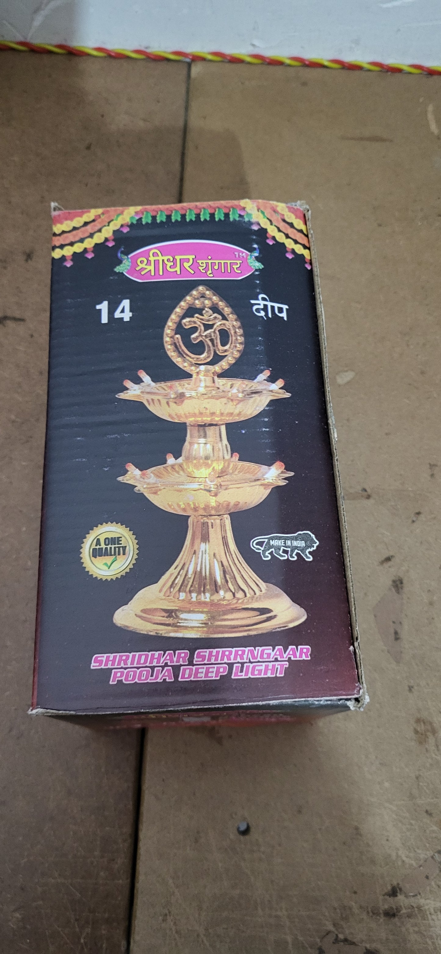 LED DIYA STAND FOR FESTIVAL GANPATI DIWALI WARM WHITE