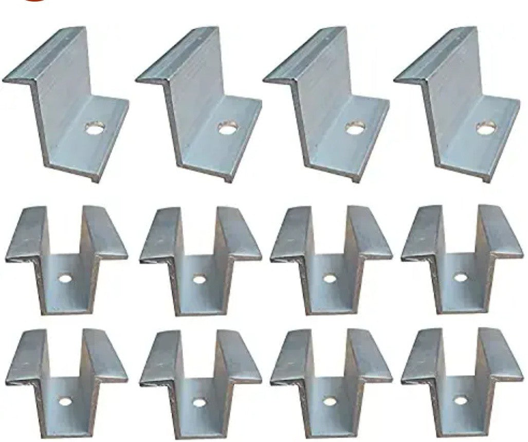 Solar mounting clamps set(4 End clamps+8 Mid clamps )