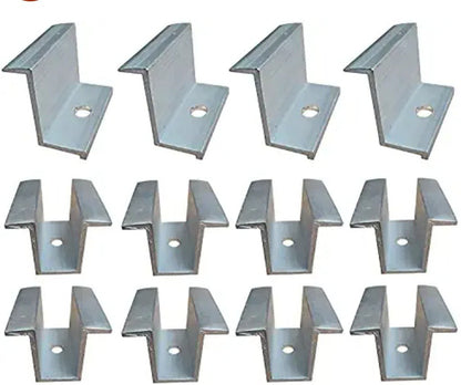 Solar mounting clamps set(4 End clamps+8 Mid clamps )