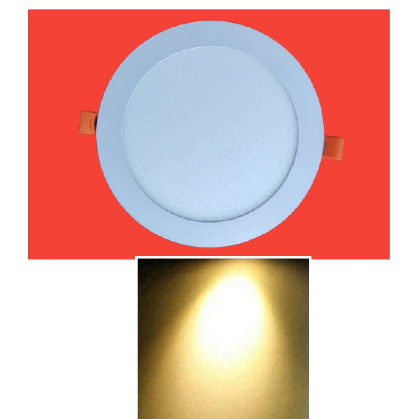 ECOPACER 15W WARM WHITE SLIM LED METAL CONCEALED PANEL