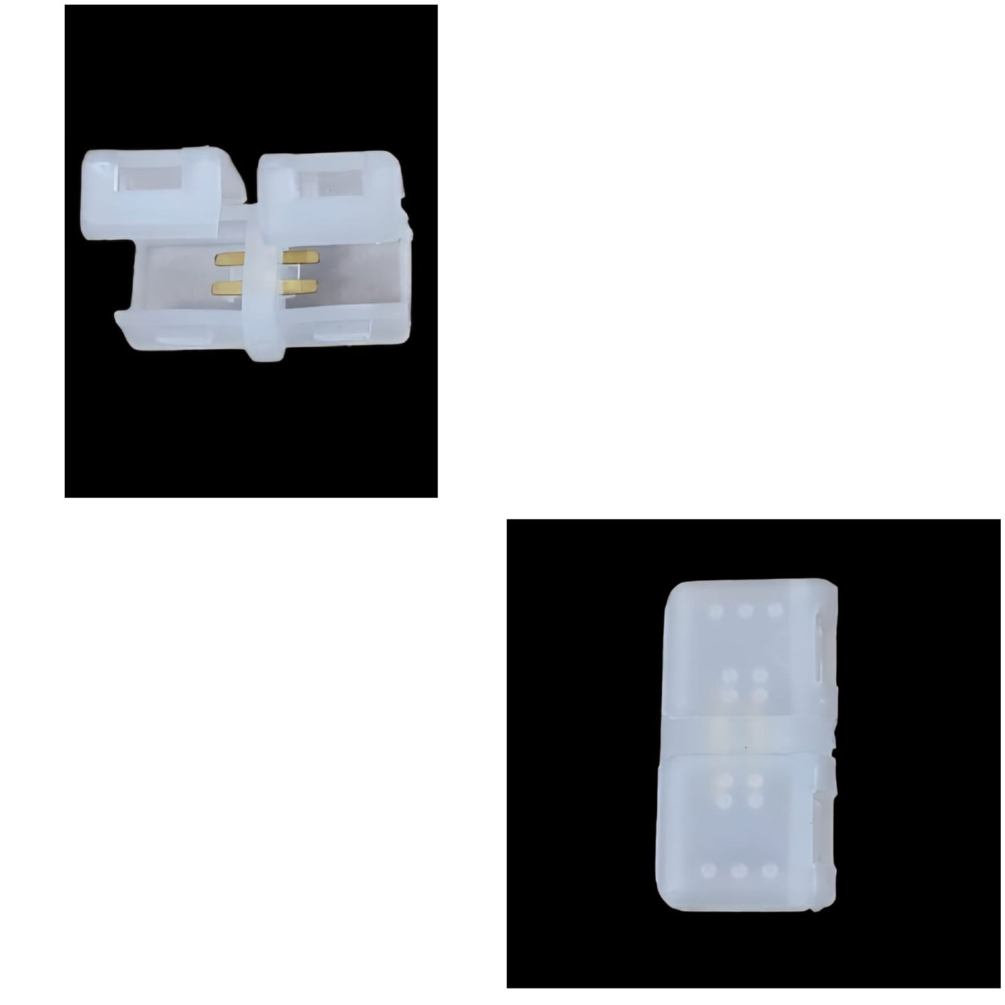 Led Rope Connector straight Connector (2 Pin - 8mm&10mm)