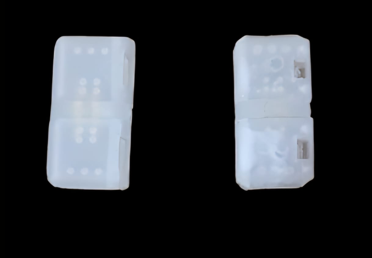 Led Rope Connector straight Connector (2 Pin - 8mm&10mm)