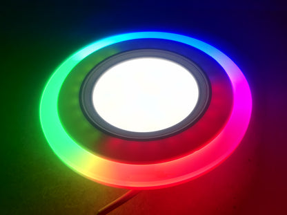 Ecopacer 12w (8w+4w)3 Colour RGB side Border Round concealed Downlight