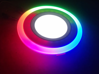 Ecopacer 12w (8w+4w)3 Colour RGB side Border Round concealed Downlight