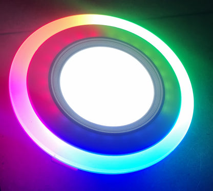 Ecopacer 12w (8w+4w)3 Colour RGB side Border Round concealed Downlight