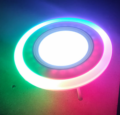 Ecopacer 12w (8w+4w)3 Colour RGB side Border Round concealed Downlight