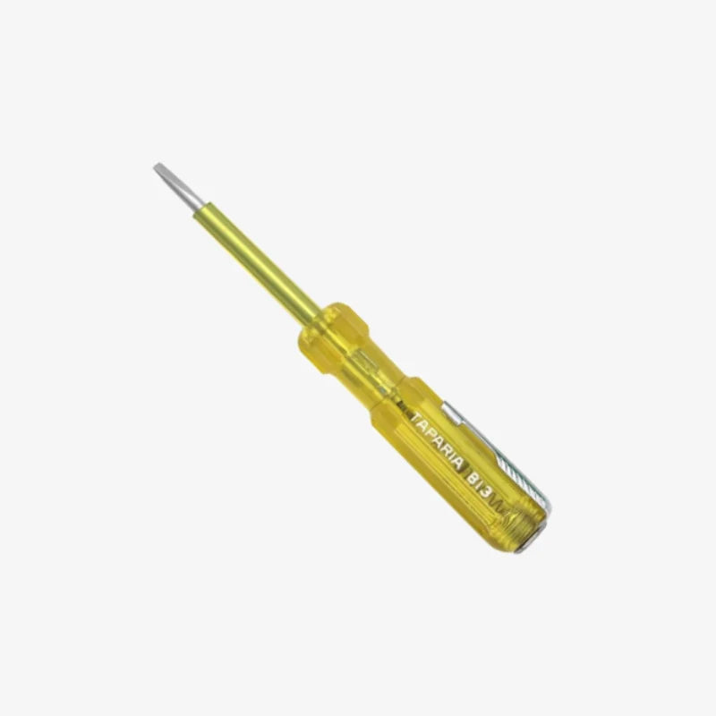 TAPARIA  DIRECT LINE TESTER 813 YELLOW FOR ELECTRICAL LINE TESTING ANALOG VOLTAGE TESTER