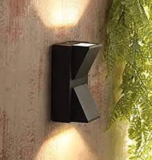 Aluminium LED Outdoor UP Down K Wall Light Warm White, IP-65 Rainproof & Shockproof Aluminum Body -01 Piece