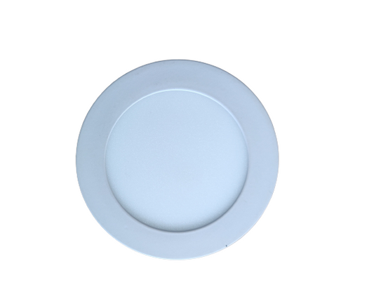 8W ROUND LED METAL SURFACE PANEL LIGHT COOLWHITE-PACK OF 01