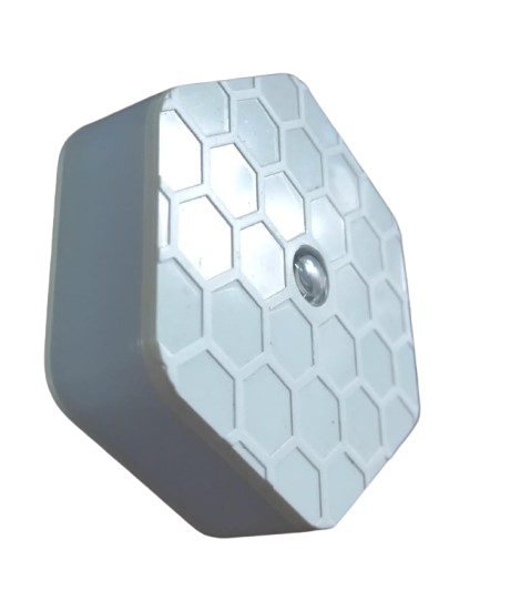 Hexagonal shape automatic sensor based Night Lamp 0.5 W  For Kids Room, Bedroom, Office, Home, Festival Gist, Birthday Gift