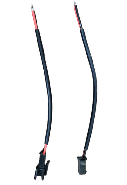 2 pin Black male-female DC connectors set for COB Chip to Driver connection