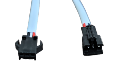 3 PIN Black male-female DC connectors set for 3in1 COB Chip to Driver connection