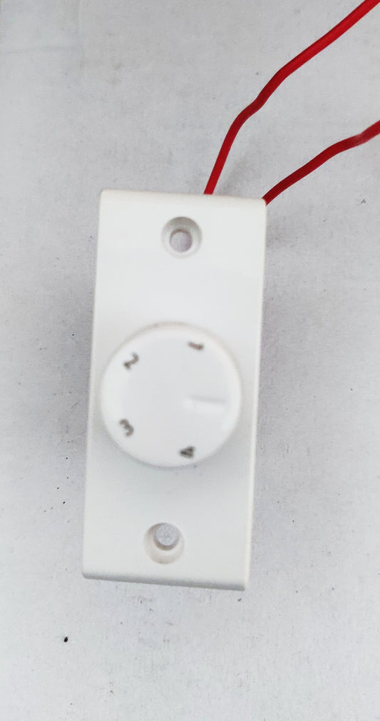 BUTTON FAN REGULATOR WITH NUMBERED 4 STEPS