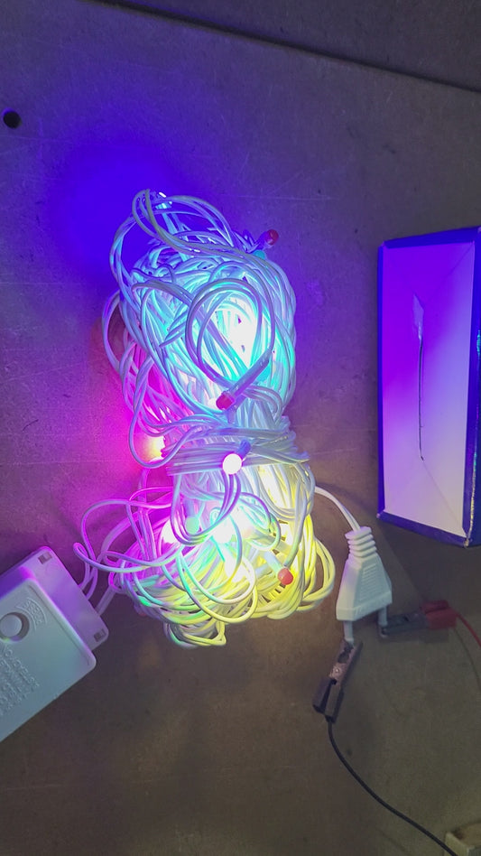 LED JHALLAR Decorative Festive Multi colour change option  LIGHT 42 led  5mm LED 7m