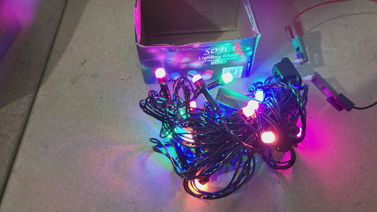 LED JHALLAR Decorative Festive Multi colour LIGHT 20 led  4m