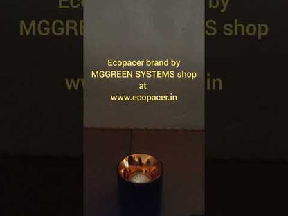Ecopacer 12w modern cylinder Surface  Ceiling Focus Light for showroom  Décor Black Body Rose Gold Reflector