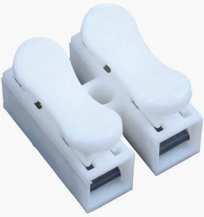 Cable Connectors 2 Pins Electrical Push Type Cable Connectors Quick spring Lock Wire terminal 220V 10A